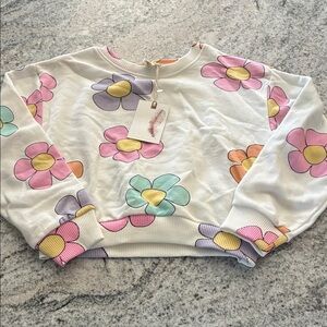 Floral Print Sweatshirt l 6X NWT